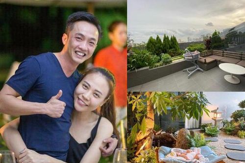 Hình ảnh hiếm hoi hé lộ không gian trên sân thượng căn biệt thự đắt giá của Cường Đô La