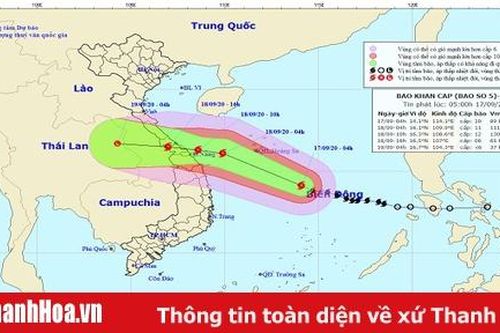 Tin bão khẩn cấp - Cơn bão số 5