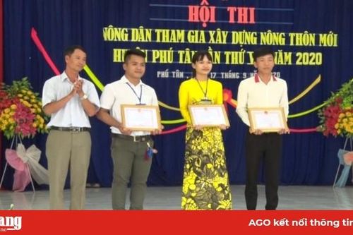 Phú Tân tổ chức Hội thi 'Cán bộ - hội viên nông dân tham gia xây dựng nông thôn mới'
