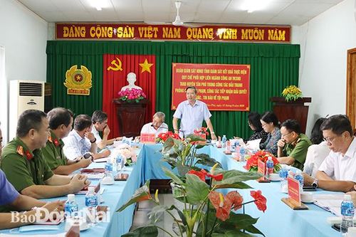 Đoàn giám sát HĐND tỉnh làm việc tại huyện Tân Phú