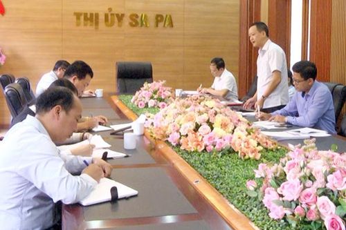 Kiểm tra công tác tuyên truyền, khánh tiết Đại hội Đảng bộ tỉnh lần thứ XVI tại Sa Pa
