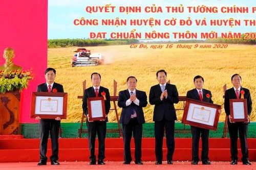 Cần Thơ: Thới Lai và Cờ Đỏ đạt huyện chuẩn Nông thôn mới nâng cao năm 2020