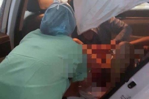 Sản phụ sinh con trên taxi khi bão đổ bộ
