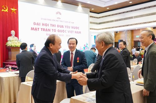 Thủ tướng dự Đại hội Thi đua yêu nước Mặt trận Tổ quốc Việt Nam
