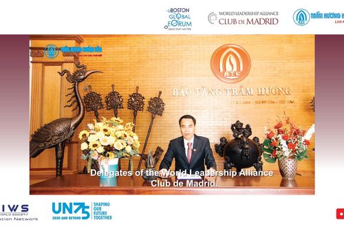 DN trầm hương gửi thông điệp tới Diễn đàn Liên minh Lãnh đạo Thế giới