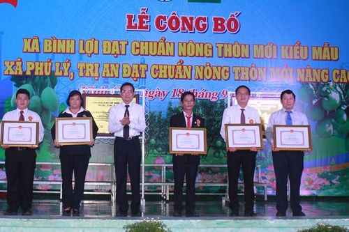 Xã đầu tiên khu vực phía nam đạt chuẩn nông thôn mới kiểu mẫu