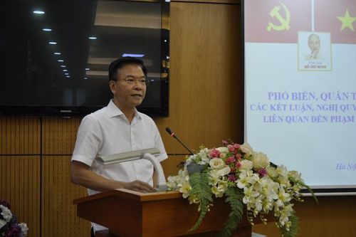 Bộ Tư pháp quán triệt một số văn bản của Bộ Chính trị, Ban Bí thư