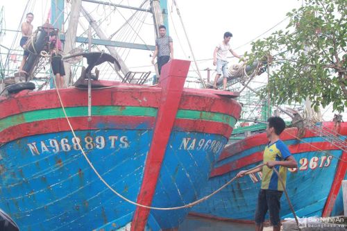 Gần 3.300 tàu thuyền Nghệ An đã về bờ tránh bão số 5
