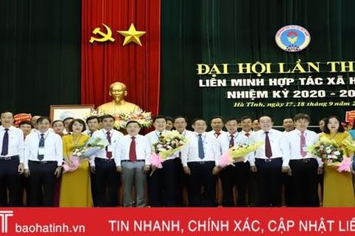 Ông Nguyễn Ngọc Hùng tái cử Chủ tịch Liên minh HTX Hà Tĩnh nhiệm kỳ 2020 - 2025