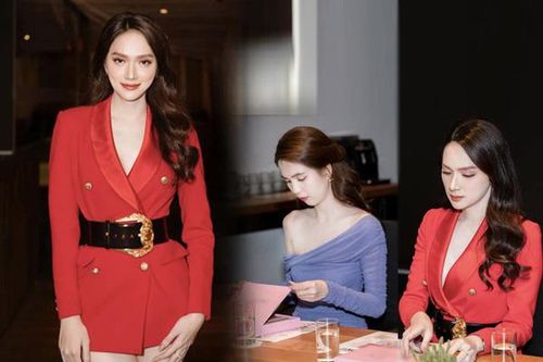Từ ngày chuyển sang style tổng tài, Hương Giang vượt mặt tất cả mỹ nhân chung khung hình