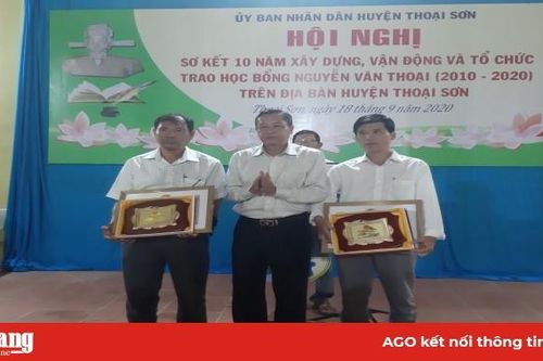 Sơ kết 10 năm Quỹ học bổng Nguyễn Văn Thoại (2010-2020)