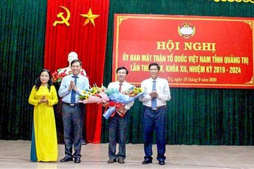 Bí thư Huyện ủy Cam Lộ Đào Mạnh Hùng được cử giữ chức Chủ tịch UBMTTQVN tỉnh khóa XII, nhiệm kỳ 2019-2024
