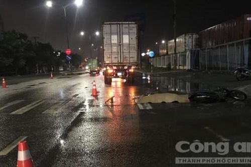 Nam công nhân bị container cán tử vong thương tâm khi vừa tan ca