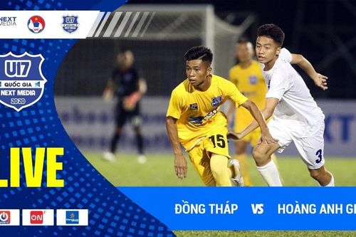 Trực tiếp Thanh Hóa vs HAGL, bảng A vòng chung kết U17 Quốc gia 2020