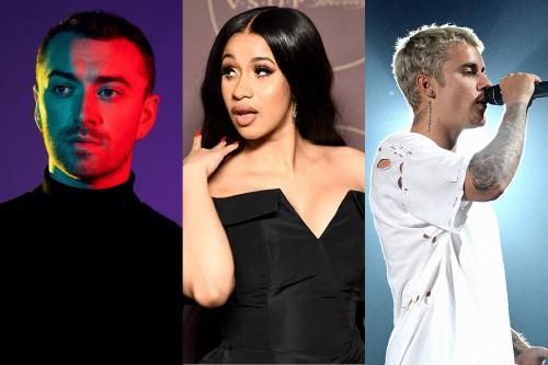 Đường đua US&UK nhộn nhịp với sự trở lại của Justin Bieber, Sam Smith và Cardi B