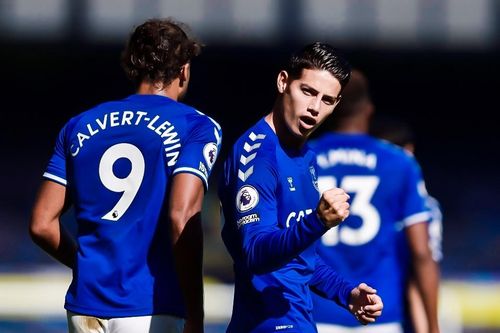 Tiền đạo Everton phấn khích với James Rodriguez