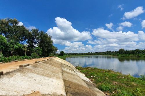 Cận cảnh dự án cải tạo hồ huyện có dấu hiệu lừa dối tỉnh