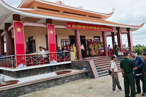 Khánh thành Đền tưởng niệm liệt sỹ Trung đoàn 88 tại Long An