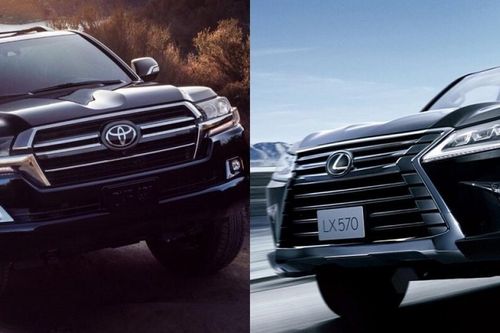 Giá bán gấp đôi, Lexus LX570 hơn Toyota Land Cruiser ở những điểm gì?