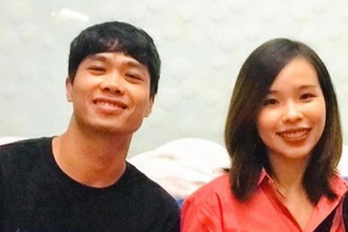 Tô Ngọc Viên Minh giản dị cùng Công Phượng đi dự tiệc