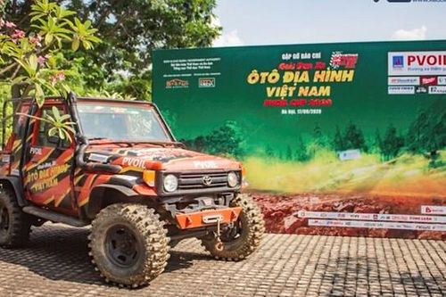 160 vận động viên tham gia giải đua xe ô tô địa hình Việt Nam 2020