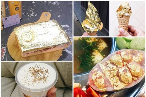 Món ăn dát vàng ở Việt Nam có giá bao nhiêu?