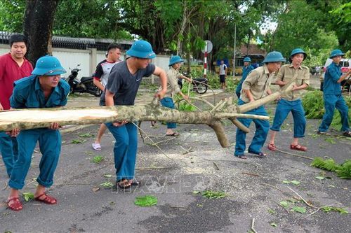 Bộ đội Thừa Thiên - Huế giúp dân khắc phục hậu quả bão số 5