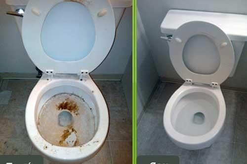 Bí quyết tẩy trắng bồn cầu chỉ trong vòng 5 giây sạch bong kin kít