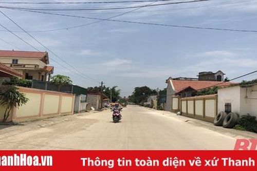 Đảng bộ xã Thiệu Giao lãnh đạo xây dựng nông thôn mới