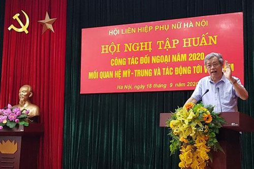 Tập huấn công tác thông tin đối ngoại năm 2020 cho cán bộ hội phụ nữ