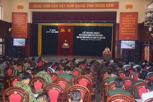 Hội thi Đại đội trưởng pháo Phòng không, súng máy Phòng không lực lượng Phòng không lục quân năm 2020