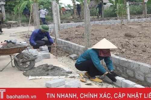 Hướng về đại hội Đảng các cấp bằng hàng trăm công trình, phần việc