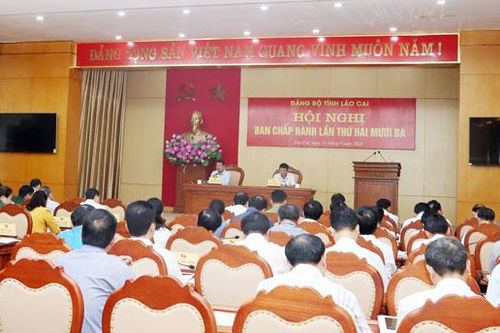 Hội nghị Ban Chấp hành Đảng bộ tỉnh lần thứ 23