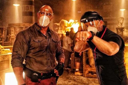 Hình ảnh hậu trường phim mới của The Rock
