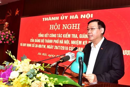 Bí thư Thành ủy Vương Đình Huệ: Người đứng đầu cấp ủy chịu trách nhiệm về kết quả kiểm tra, giám sát