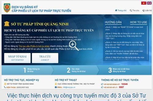 Quảng Ninh ứng dụng phần mềm hỗ trợ tra cứu, xác minh thông tin Lý lịch tư pháp
