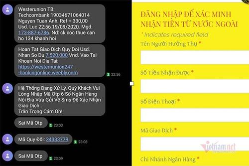 Cảnh giác với thủ đoạn 'hack' tài khoản ngân hàng trong chớp mắt