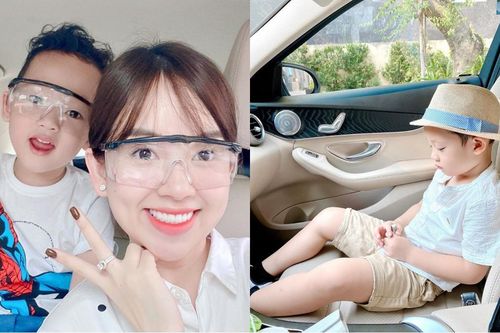 Khoảnh khắc cực yêu: Con trai Ly Kute líu lo hát 'Mẹ yêu ơi' dù đang gật gà vì buồn ngủ