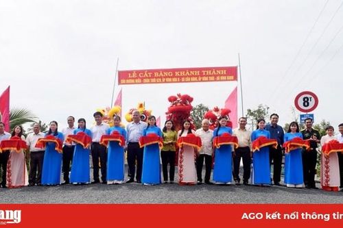 Châu Thành khánh thành công trình chào mừng Đại hội đại biểu Đảng bộ tỉnh lần thứ XI