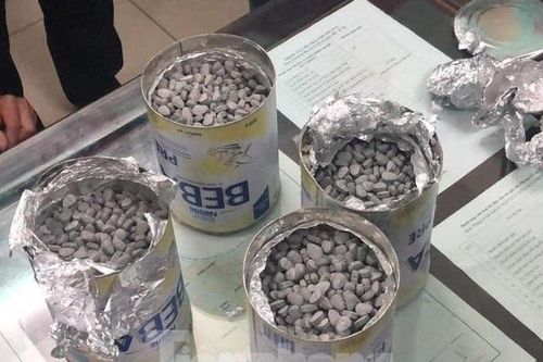 Giấu 20.000 viên thuốc lắc trong hộp sữa bột từ nước ngoài về Nam Định tiêu thụ