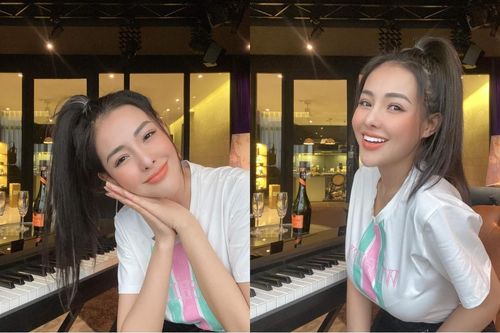 Hiếm khi ăn mặt kín đáo, Ngân 98 'đốn tim' dân tình với phong cách đáng yêu này
