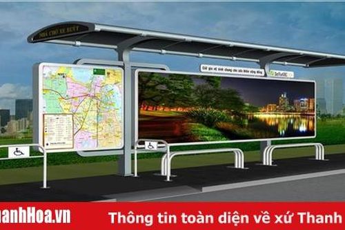 Các nhà chờ xe buýt trên địa bàn TP Thanh Hóa sẽ được nâng cấp, thay thế