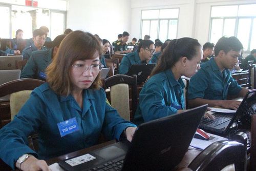 Hội thi cán bộ giảng dạy chính trị giỏi trong lực lượng vũ trang