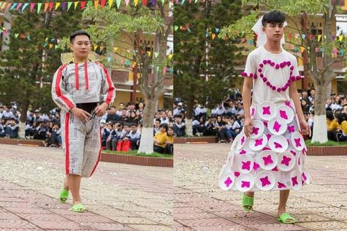 Khi trường học trở thành 'sàn diễn thời trang': Teen diện trang phục siêu độc đáo