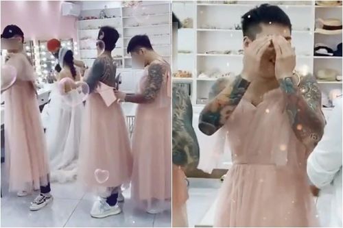 Chứng kiến dàn phù dâu 'vẽ kín người', CĐM bình luận bá đạo