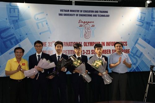 Việt Nam: Cả 4 thí sinh đều giành huy chương tại Olympic Tin học quốc tế 2020