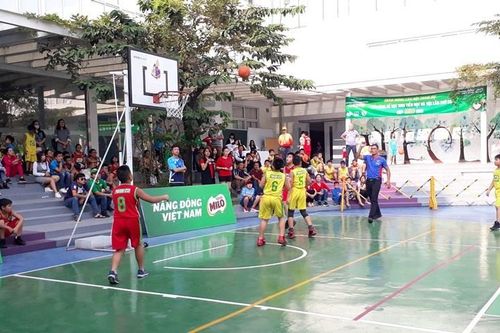 142 đội dự giải bóng rổ học sinh tiểu học Hà Nội 2020