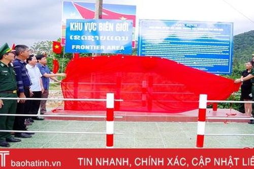 Hà Tĩnh hoàn thành cắm mốc hệ thống biển báo khu vực biên giới