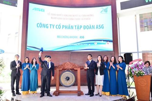 63 triệu cổ phiếu của Tập đoàn ASG niêm yết trên HoSE