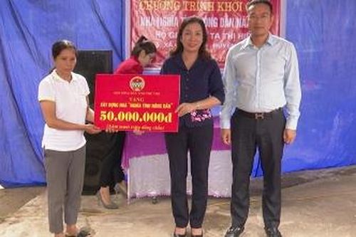 Khởi công 'Nhà tình nghĩa nông dân'